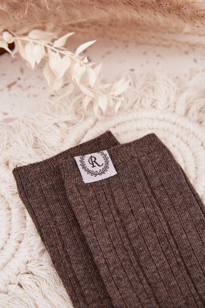 Бавовняні смугасті жіночі шкарпетки темно-сірі