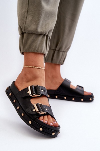 Жіночі босоніжки на платформі Big Star NN27402 Чорні