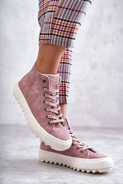 Жіночі кросівки Big Star High Warm Pink EE274113