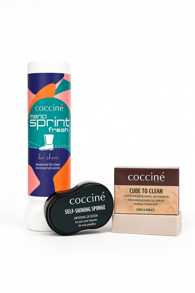 Кубик для чищення Coccine із замші та нубуку