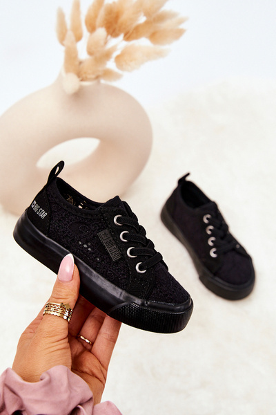 Ажурні кросівки Big Star JJ374133 Чорні