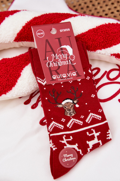Чоловічі різдвяні шкарпетки Червоний олень