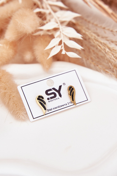 Сережки жіночі Золоті Красиві Крила Відлітають