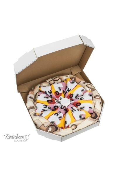 Шкарпетки Веселка Піца 4 Пари Капричіоза