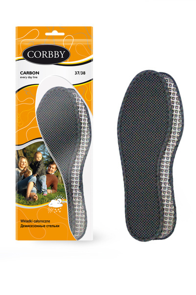 Устілки Corbby CARBON з прокладкою та активованим вугіллям