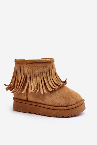Дитячі снігові черевики з декоративною бахромою Camel Nimia 