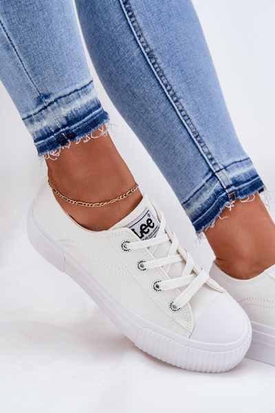 Жіночі Кросівки На Платформі Білі LEE ISLA C WOMEN LOW 50251001