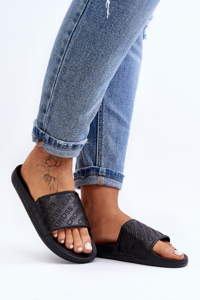 Жіночі тапочки Cross Jeans FF2R4153C Чорні