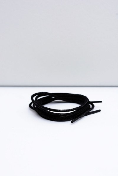 Тонкі вощені шнурки Corbby Black
