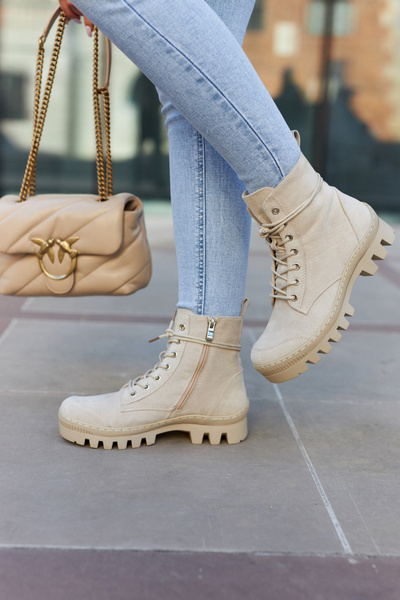 Замшеві труси зі строчкою світло-сірий Layden 