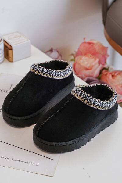 Дитячі сліпони утеплені Black Olivane