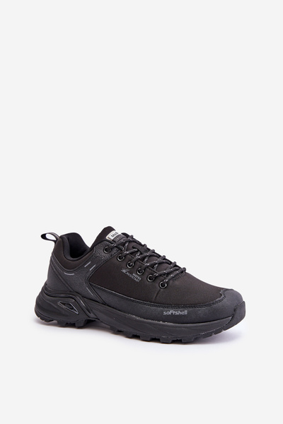 Водонепроникне легке спортивне туристичне взуття чоловіче McBraun чорного кольору