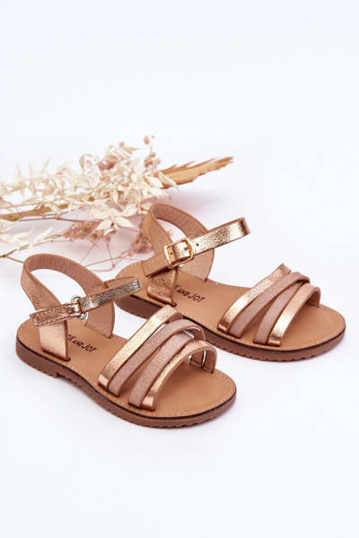 Дитячі босоніжки з ремінцями Rose Gold Isla