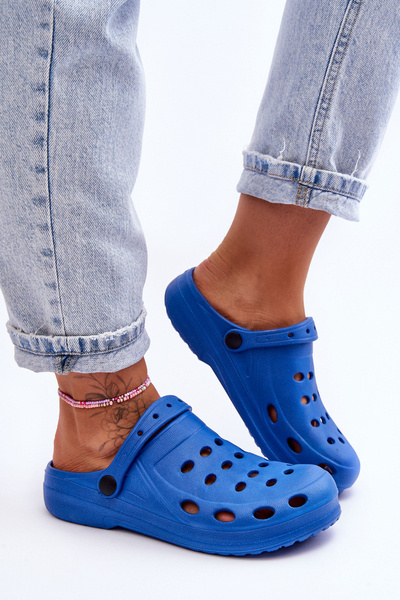 Жіночі гірки Foam Blue Crocs EVA