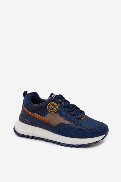 Чоловіче Спортивне Взуття Sneakers Big Star RR174279 HI-POLY SYSTEM Темно-синє