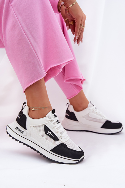 Жіноче Спортивне Взуття На Платформі Big Star RR274A223 HI-POLY SYSTEM Чорний-Білий