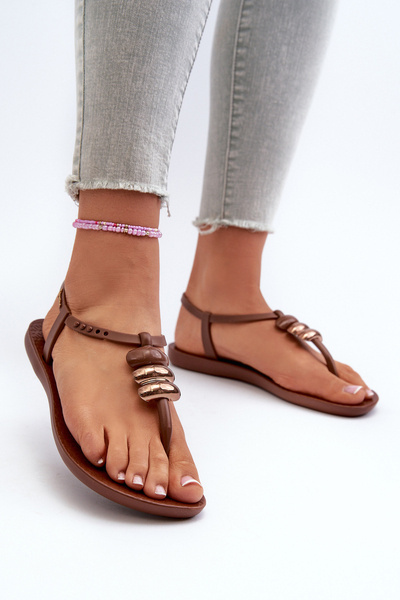 Жіночі сандалі на плоскій підошві В'єтнамки 83507 Ipanema Class Blown Up Sandal Fem Brown