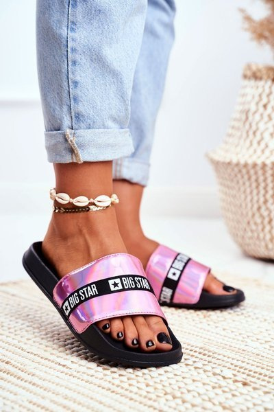 Жіночі гірки Big Star Pink Holo GG274A008
