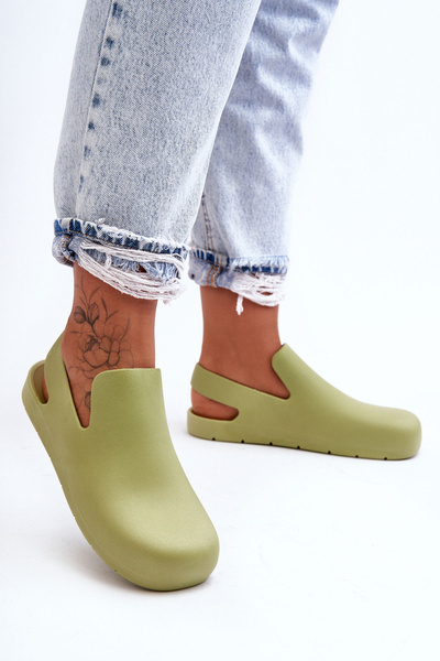 Модні гумові сабо Green Meriko 