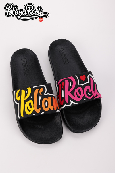 Тапочки Pol'and'Rock Festival X Big Star SS174508 Чорні