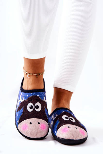 Утеплюючі тапочки Модель Reindeer Blue Elodie