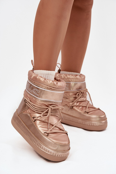 Жіночі зимові черевики на шнурівці O'NEILL LISA WOMEN HIGH 90253012.99U Золотий