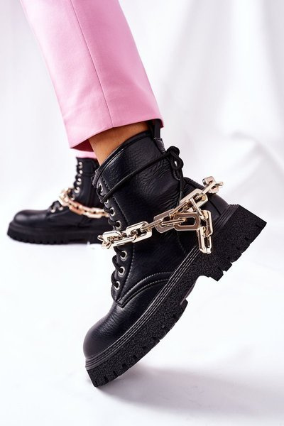 Стильні високі черевики Black Grail
