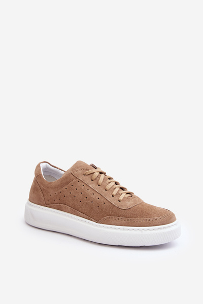 Чоловіче замшеве спортивне взуття Zazoo 1544 Beige