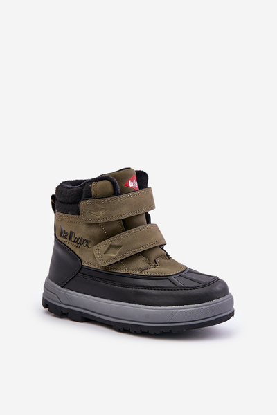 Утеплені зимові черевики для хлопчика Lee Cooper LCJ-23-01-2058 зелені