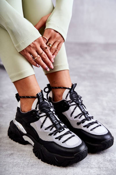 Жіноче спортивне взуття Memory Foam System Big Star KK274053 чорно-сірий