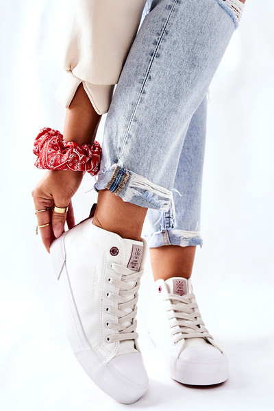 Жіночі високі кросівки Cross Jeans II2R4033C білі