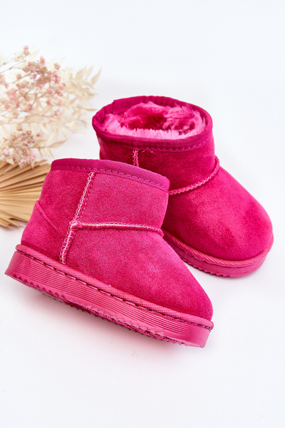 Дитячі утеплені зимові черевики Pink Gooby